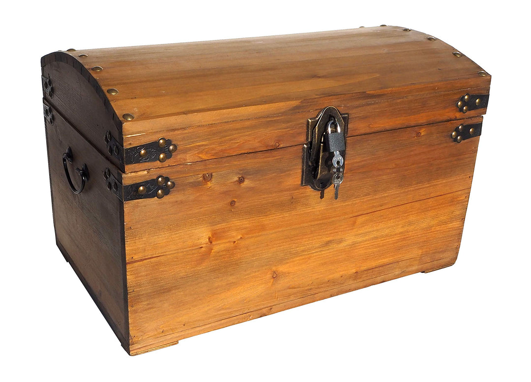 MYBOXES Schatzkiste Piratentruhe Geschenkskiste Grösse 48x30x30cm