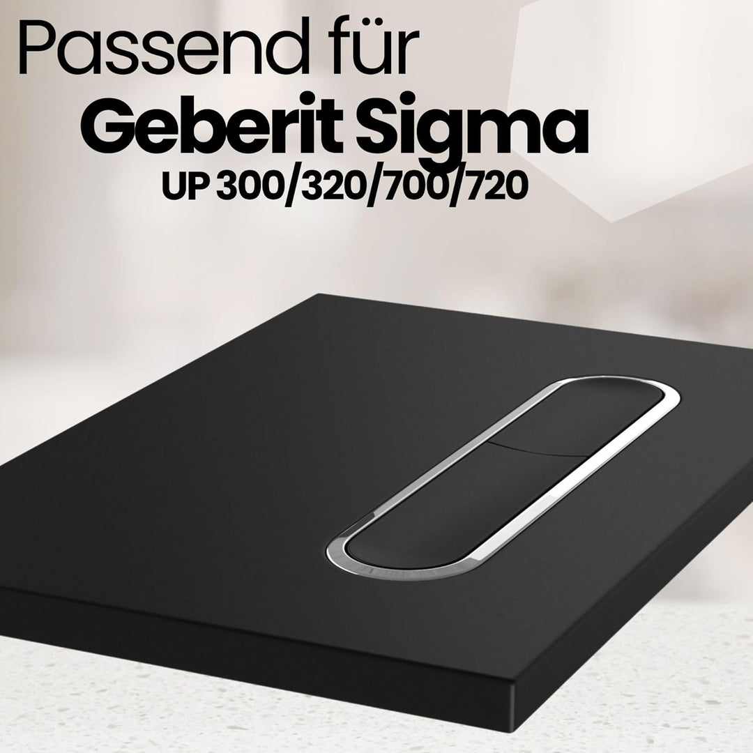 MYLAVABO Drückerplatte WC Betätigungsplatte passend für Geberit Sigma Vorwandelement für Geberit Spü