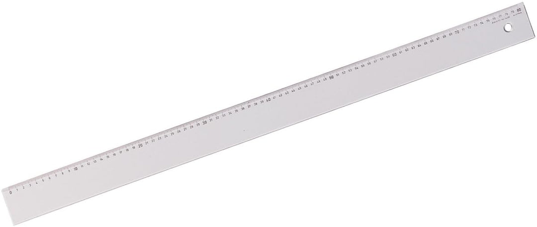 Aristo AR1438 Lineal (Plexiglas, 80cm) glasklar, 80cm
