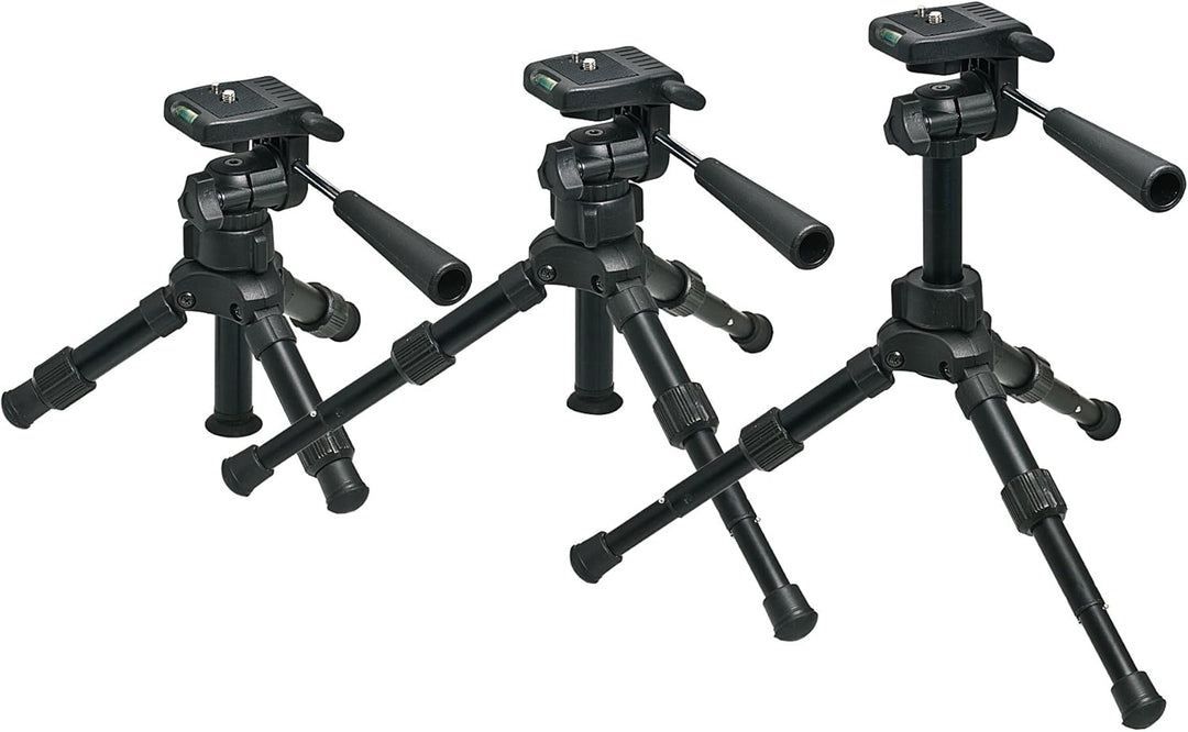 Kaiser Fototechnik Kamera Tischstativ für DSLR mit Mittelsäule, 6045, Schwarz