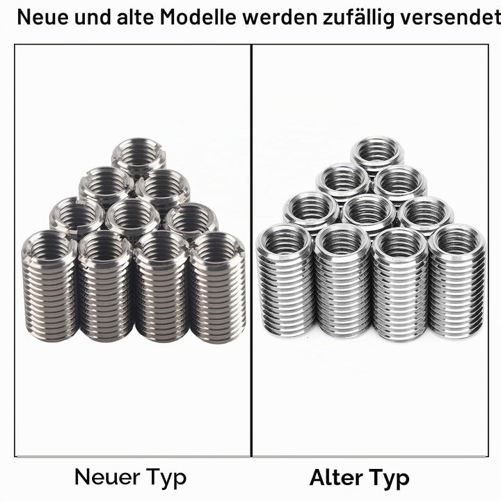 10 Stück Reparaturmutter Gewinde Schlitz Buchse Rethreader Befestigung M12 und Stecker M16 Reduzierh