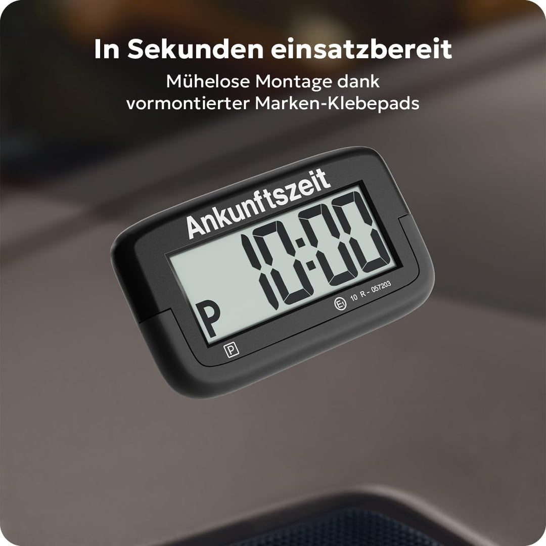 Needit elektronische Parkscheibe Park Micro I die weltweit dünnste automatische Parkscheibe mit KBA-