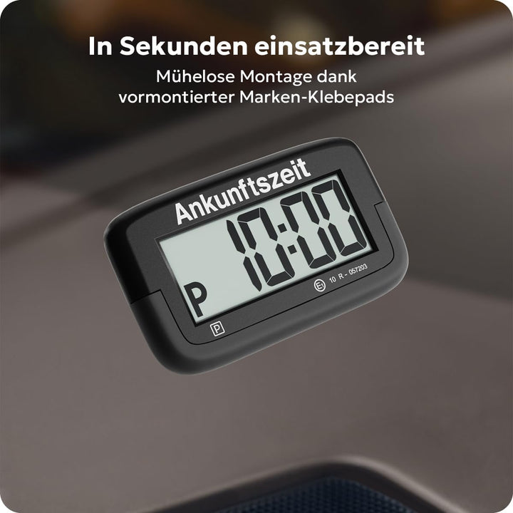 Needit elektronische Parkscheibe Park Micro I die weltweit dünnste automatische Parkscheibe mit KBA-