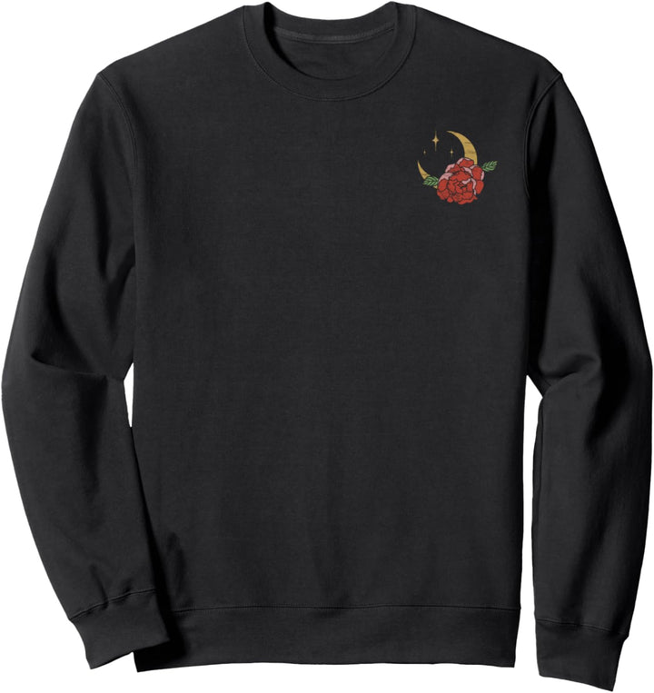 Trendy Moon Flower Zodiac Sweatshirt