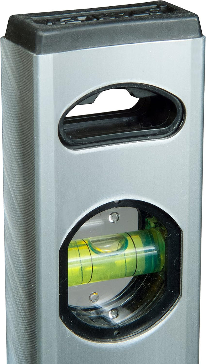 Stanley Wasserwaage Klassik (120 cm Länge, magnetisch, schlagfeste Blocklibelle, grosse Seitenlibell