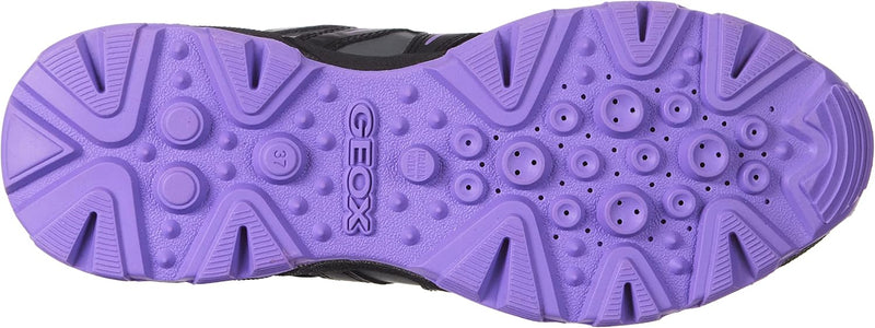 Geox Mädchen J Magnetar Girl B Ab Sneakers 24 EU Black Purple, 24 EU Black Purple