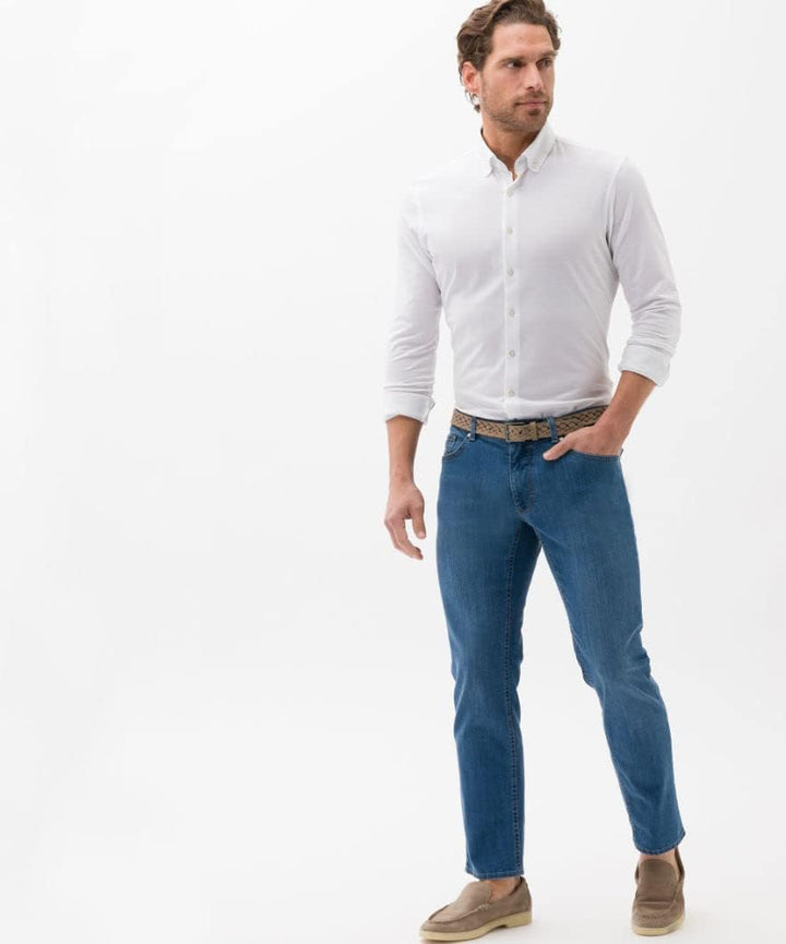 BRAX Herren Style Cooper Masterpiece Jeans Light Blue 31W / 32L, Light Blue 31W / 32L