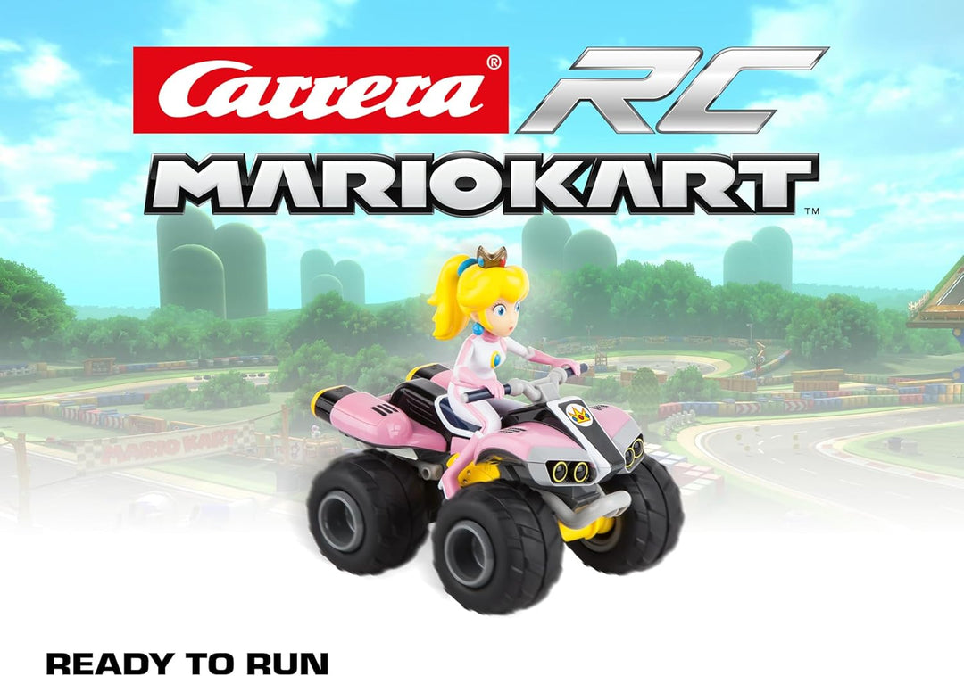 Carrera RC Nintendo Mario Kart 8 Peach Quad & RC Mario Kart Yoshi Quad I Ferngesteuertes Quad Für Ki