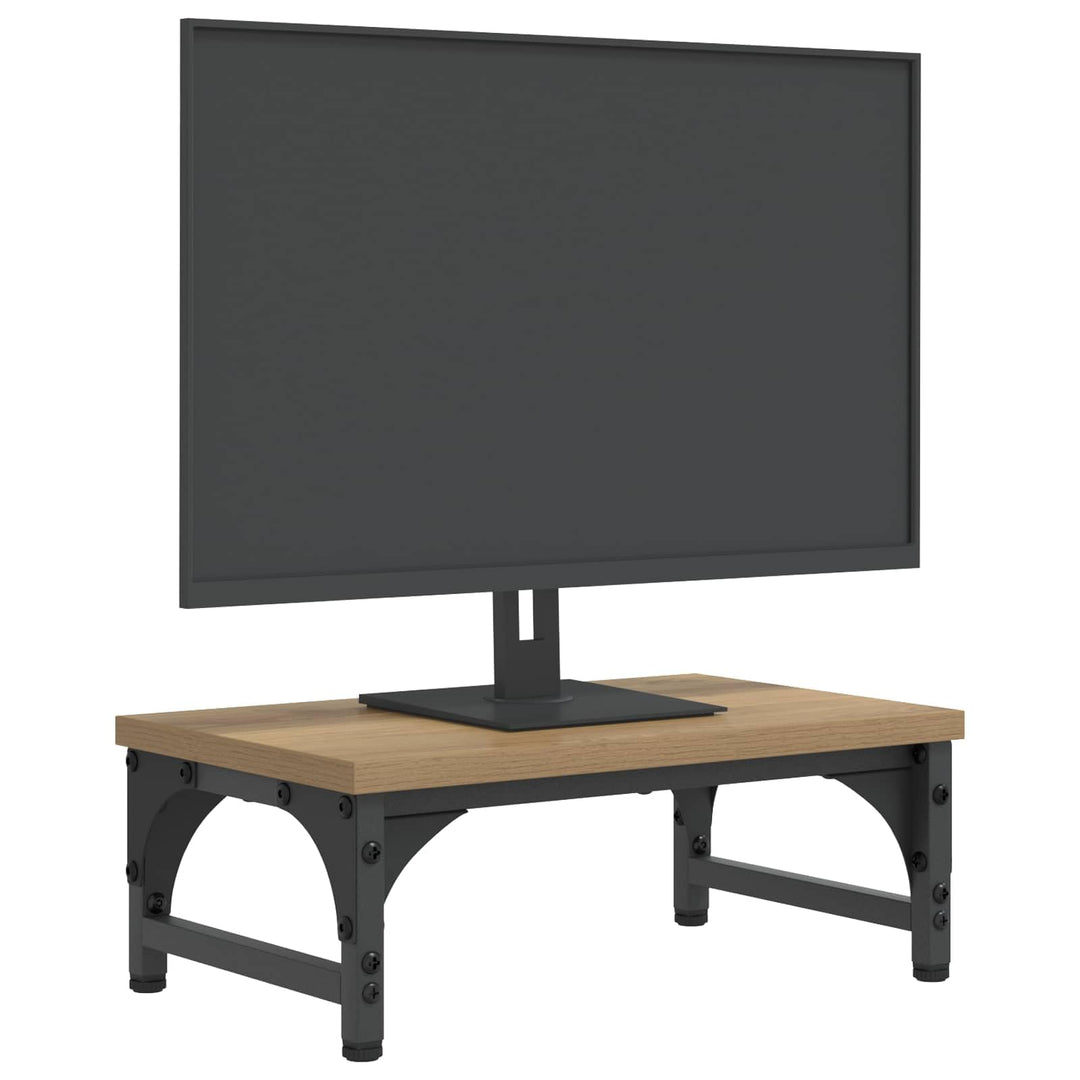 vidaXL Monitor Halterung Artisan-Eiche 37 x 23 x 14 cm PB, Heim-Büro, minimalistischer Monitorstände