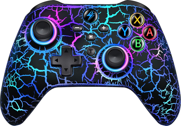 Switch Controller für Nintendo, Switch Controller mit 2 Back Button Macro Programmierbar/Rissiges De