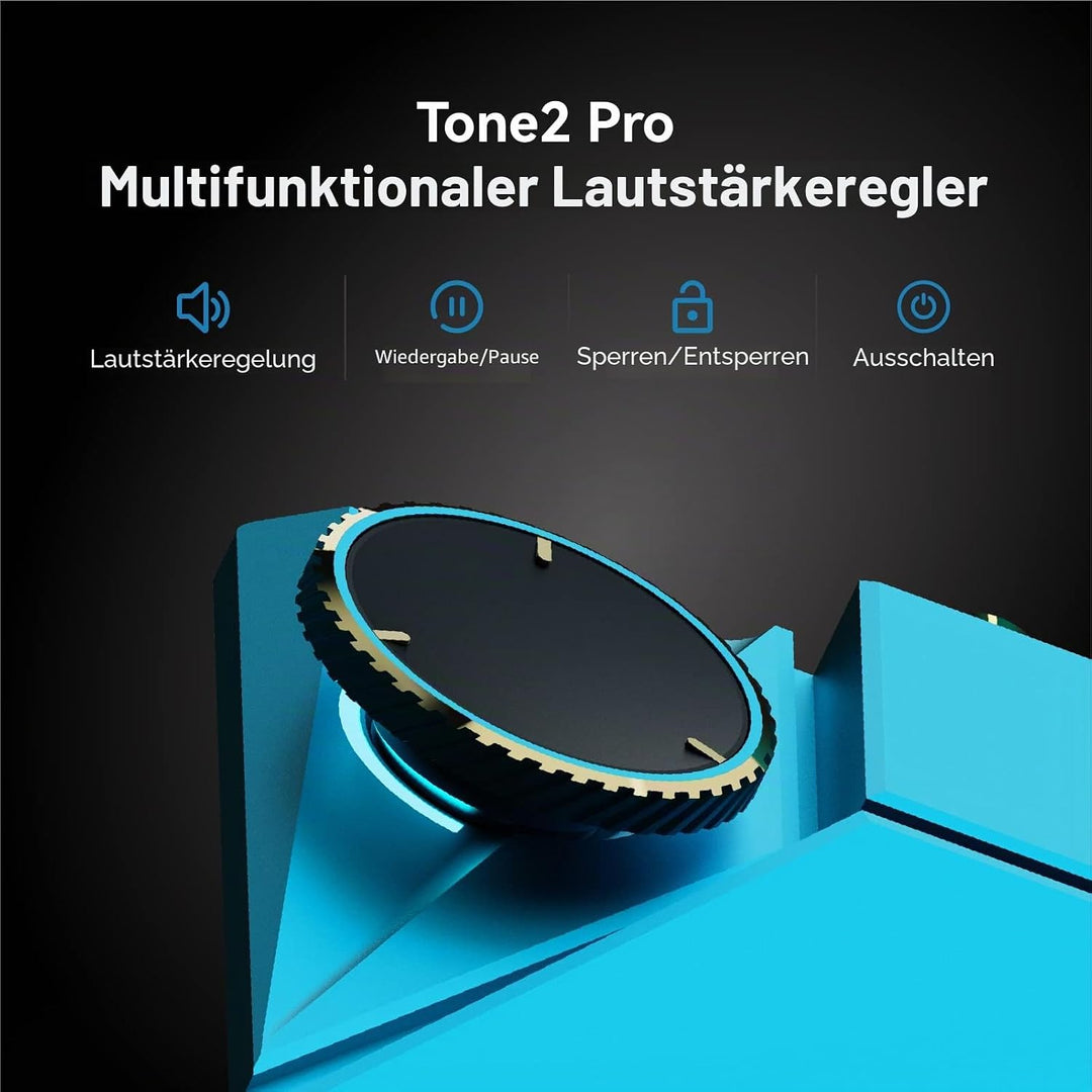 Khadas Tone2 Pro - Kopfhörerverstärker DSD512/768K/32Bit ES9038Q2M Hohe Auflösung Tragbarer Ausgewog