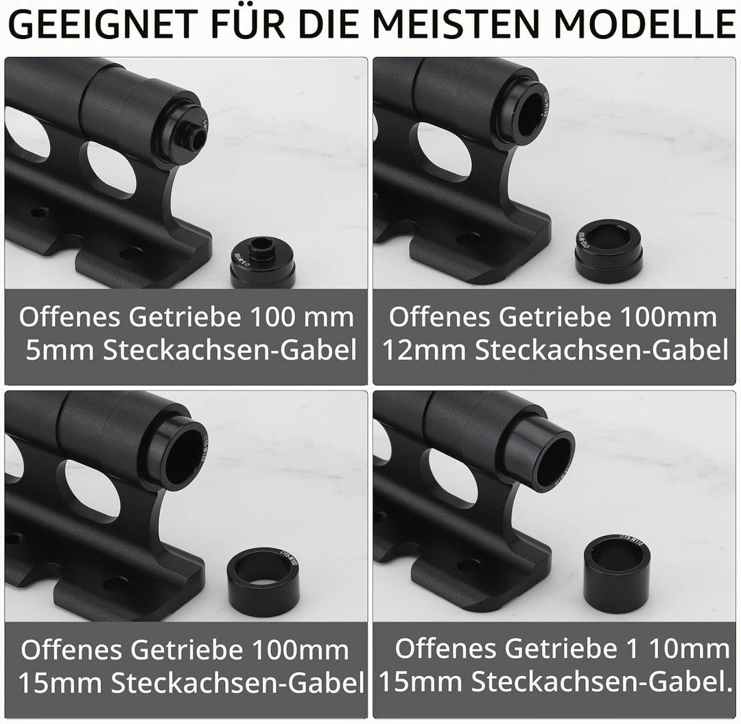 HENGBIRD 2 Stück Gabelhalterung Fahrrad aus Aluminiumlegierung, Auto Fahrrad Dachträger Gabelhalteru