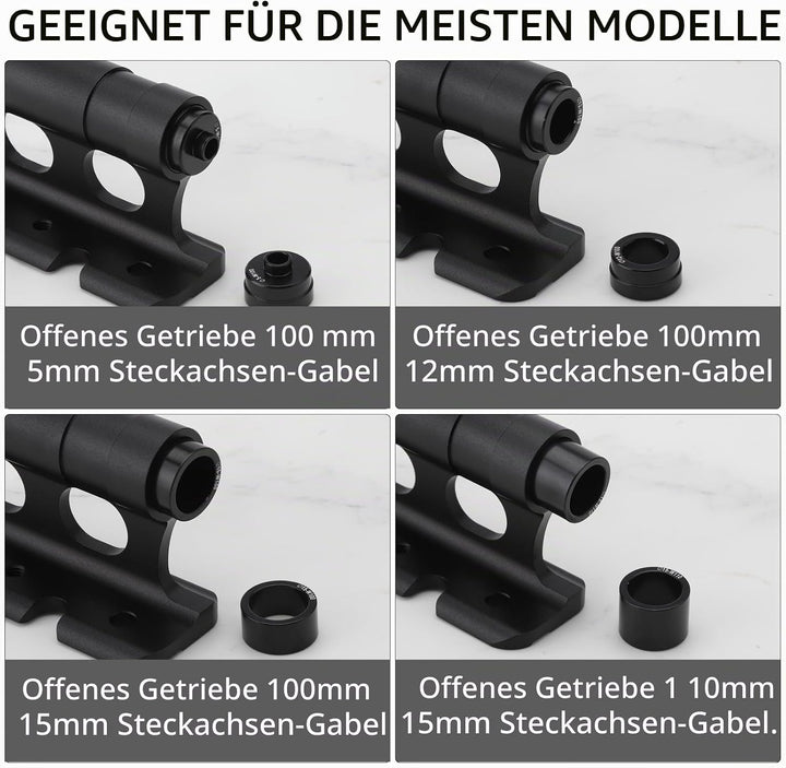 HENGBIRD 2 Stück Gabelhalterung Fahrrad aus Aluminiumlegierung, Auto Fahrrad Dachträger Gabelhalteru