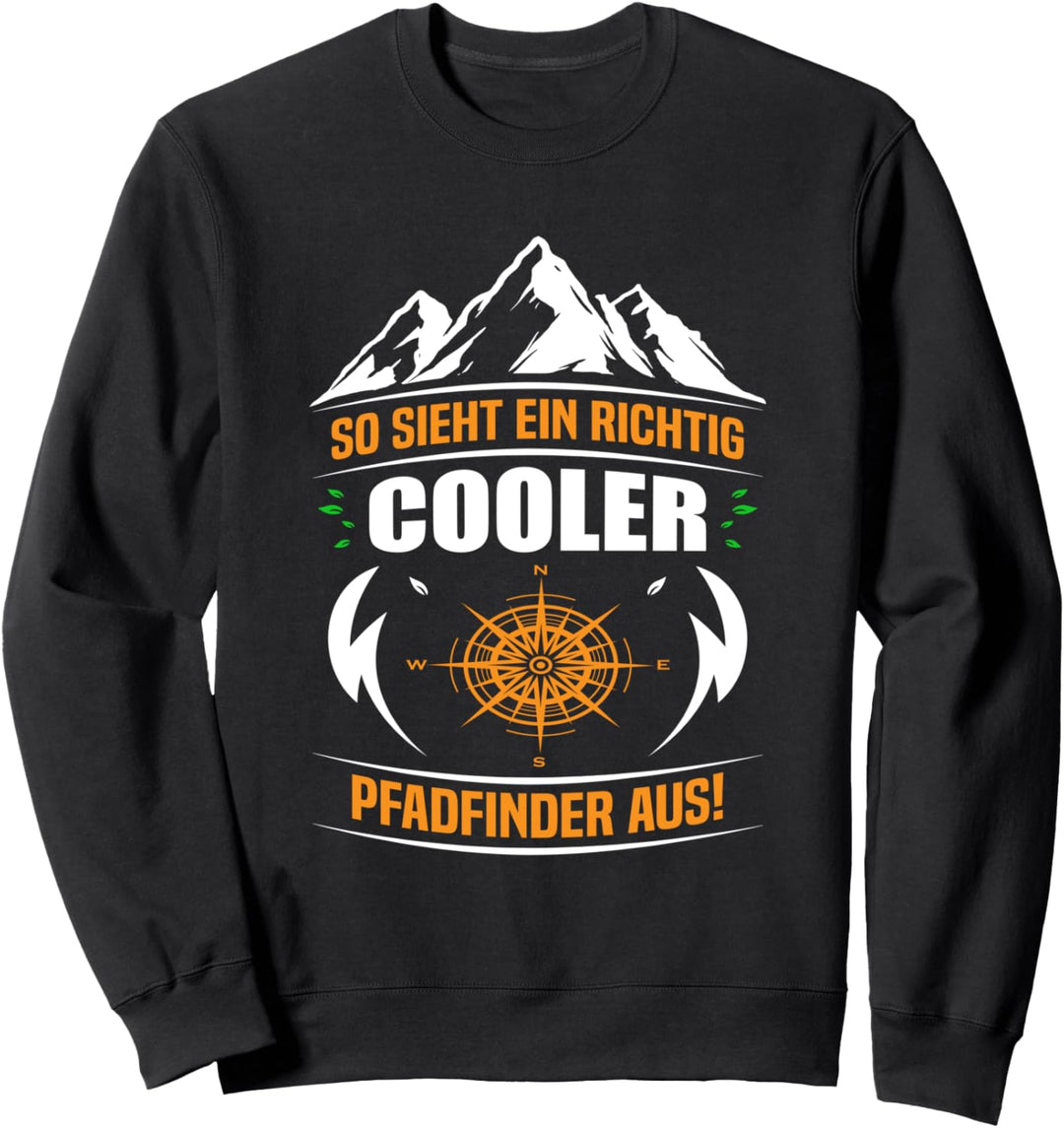 Pfadfinder Camper Lagerfeuer Zeltlager Sweatshirt