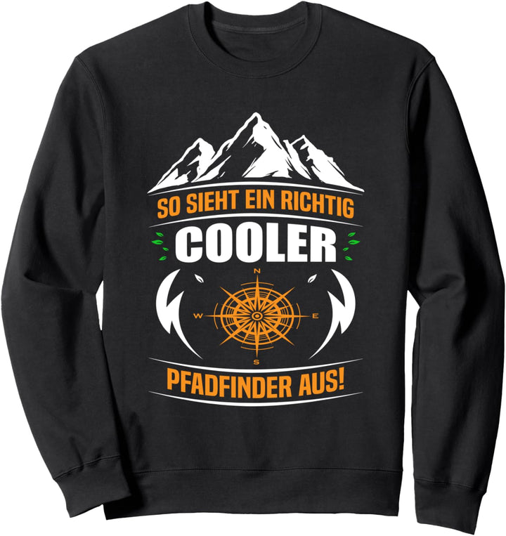 Pfadfinder Camper Lagerfeuer Zeltlager Sweatshirt