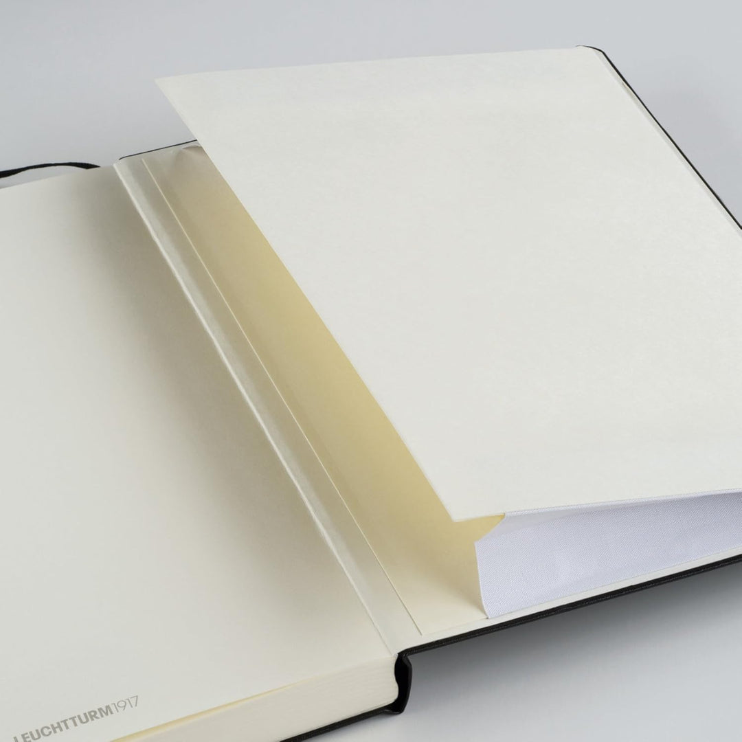 LEUCHTTURM1917 342923 Notizbuch Medium (A5), Hardcover, 251 nummerierte Seiten, Marine, kariert Mari