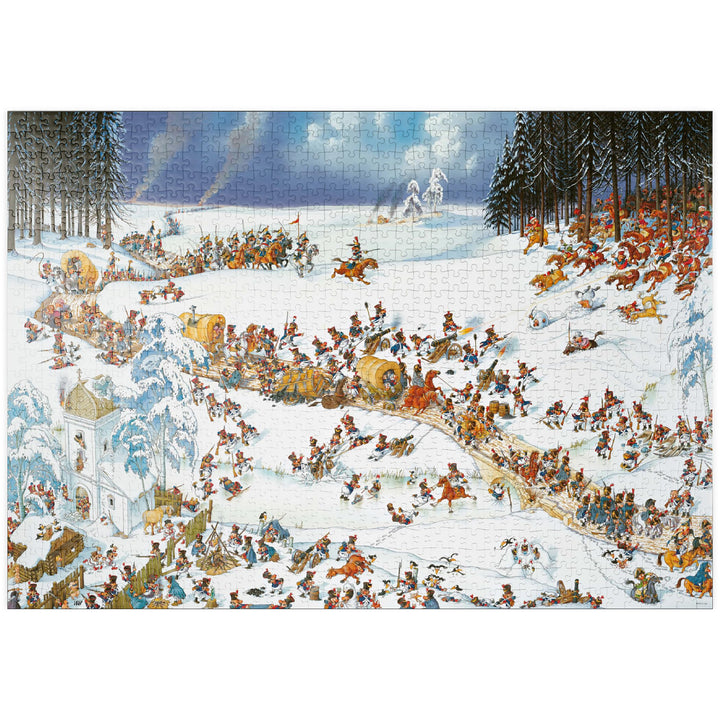 Napoleon's Winter - Jean-Jacques Loup - Cartoon Classics - Premium 1000 Teile Puzzle - MyPuzzle Sond