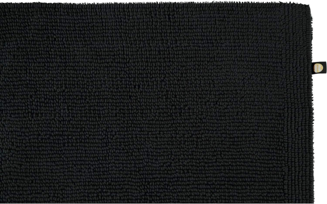 Rhomtuft Badteppiche Pur schwarz - 15 60x60 cm, 60x60 cm