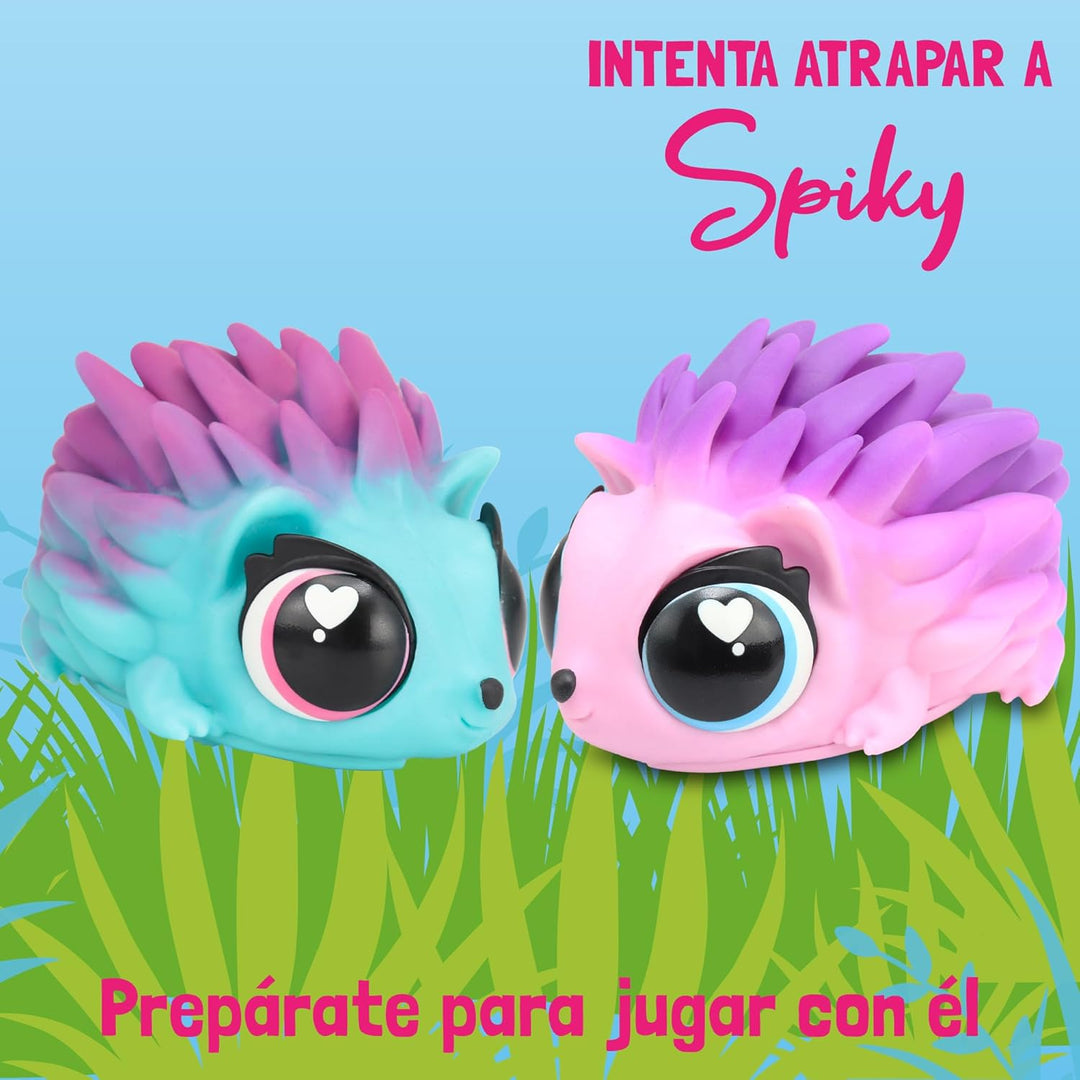 Famosa Jiggly Pets – My Spike Pet – Spiky the Hedgehog, interaktiver Igel, weicher Gummi, singend, g