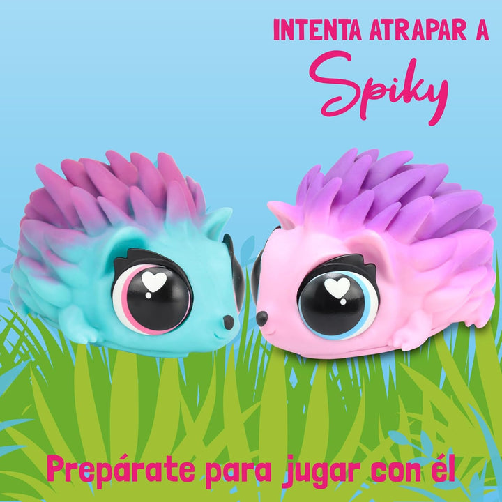 Famosa Jiggly Pets – My Spike Pet – Spiky the Hedgehog, interaktiver Igel, weicher Gummi, singend, g