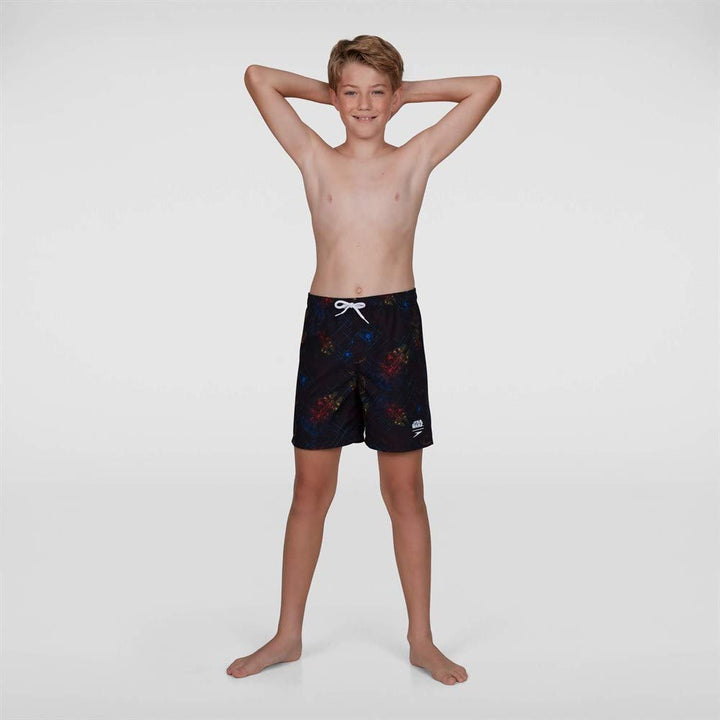 Speedo Jungen Star Wars Allover 15" Ws Schwimm-Slips L Psycho-schwarz, Rot, Mango, Weiss, L Psycho-s