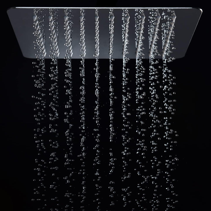 8 Zoll(20x20cm) Regendusche Duschkopf Edelstahl AISI304 Regenbrause Anti-Kalk-Düsen Duschkopf Regend