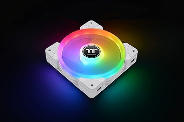 Thermaltake SWAFAN EX12 RGB White | PC Cooling Fan | TT Premium Edition | 3 Pack Daisy-Chain-Modell