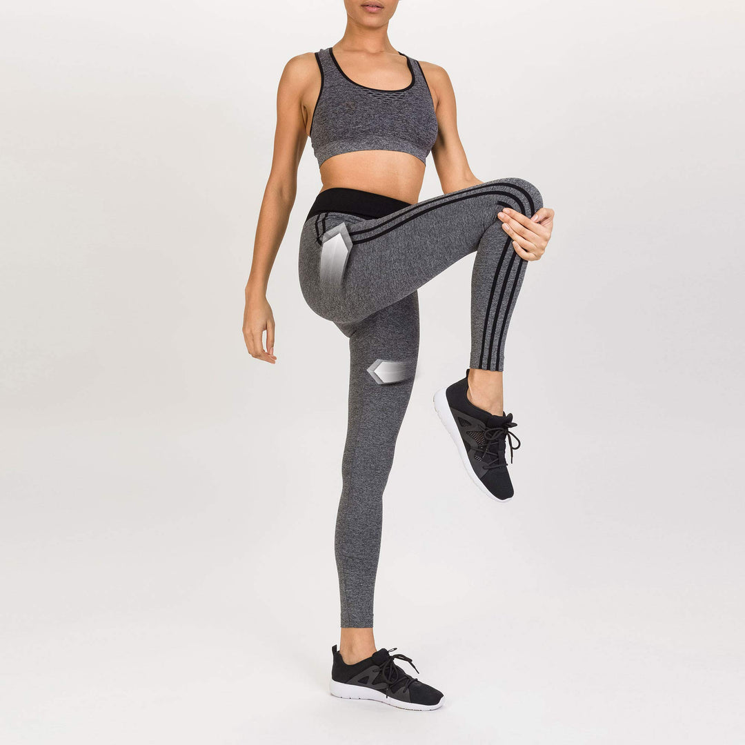 Damen Schlankheitseffekt Minceur FR : Einheitsgrösse (Taille Fabricant : L/XL) Schwarz/Grau, FR : Ei