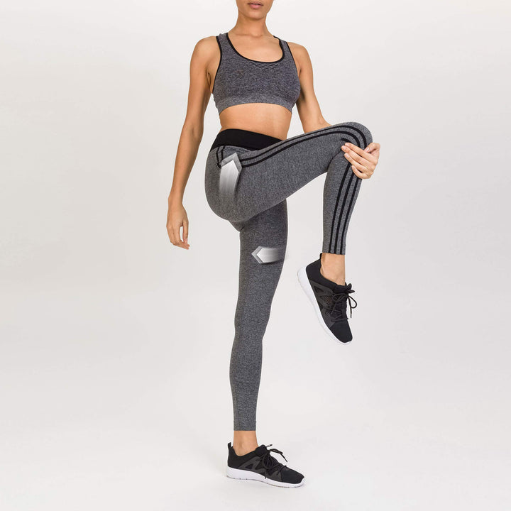 Damen Schlankheitseffekt Minceur FR : Einheitsgrösse (Taille Fabricant : L/XL) Schwarz/Grau, FR : Ei
