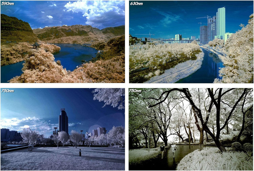 FOTGA 72mm Sechs-im-EIN Einstellbare Infrarot Infrared Pass X-Ray-Objektiv-Filter IR Filter 530nm bi