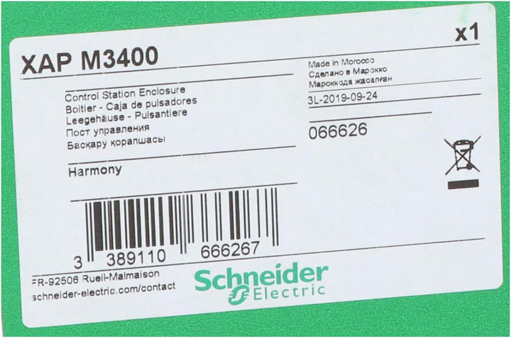 Schneider XAPM3400 DRUCKTASTER-GEHÄUSE