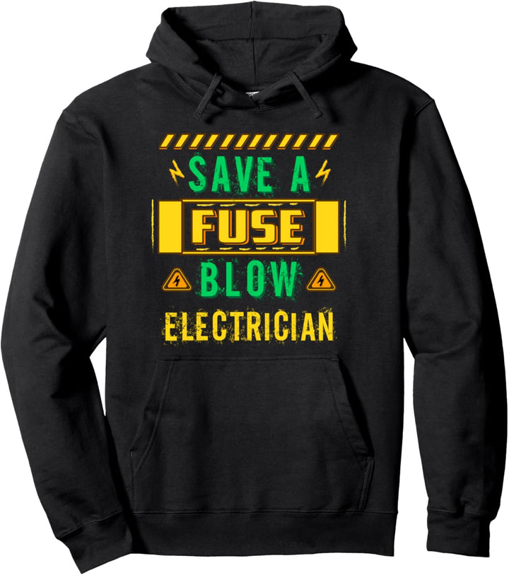 Speichern Sie eine Sicherung, die ein Elektrikergeschenk Pullover Hoodie