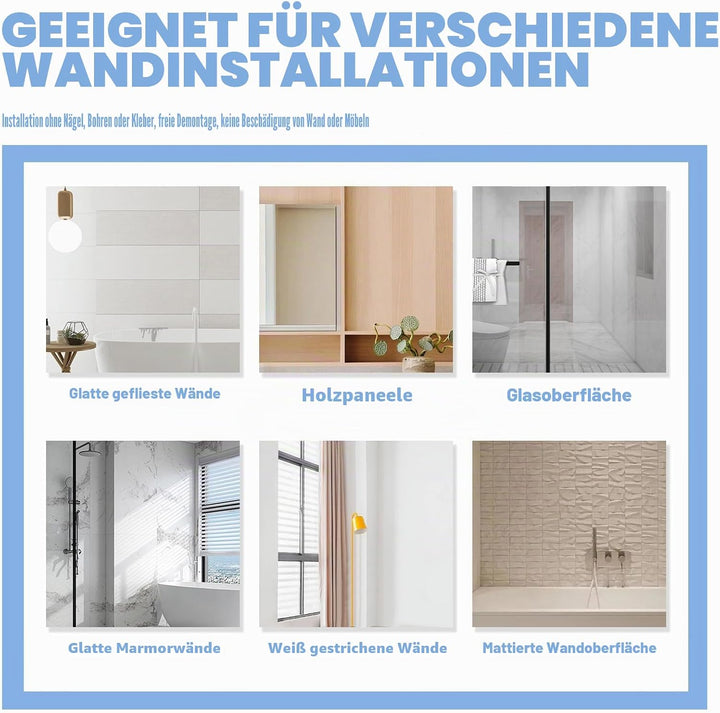 Verstellbare Einlegeböden Schrank - 24cm Weit, Verstellbare Länge 38-60cm - Erweiterbares Einlegeböd