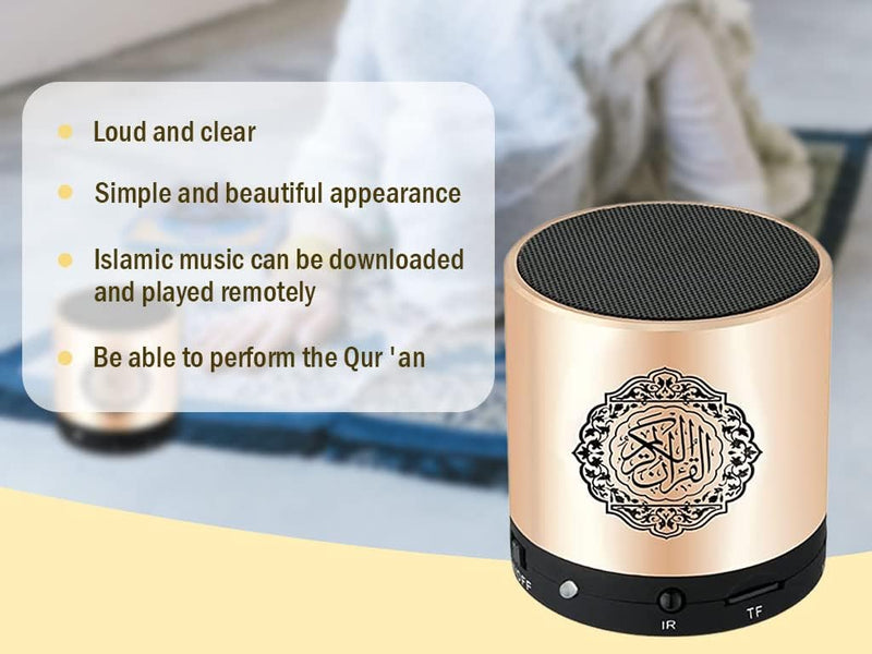 Hitopin Koran-Lautsprecher MP3-Player, Digitaler Koran-Lautsprecher, Koran-Übersetzer, Tragbarer Kor