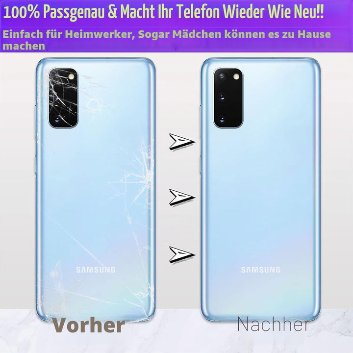 LUVSS Akkudeckel für Samsung Galaxy S20 Rückseite Glas Deckel Original Backcover Ersatz Reparatur Se