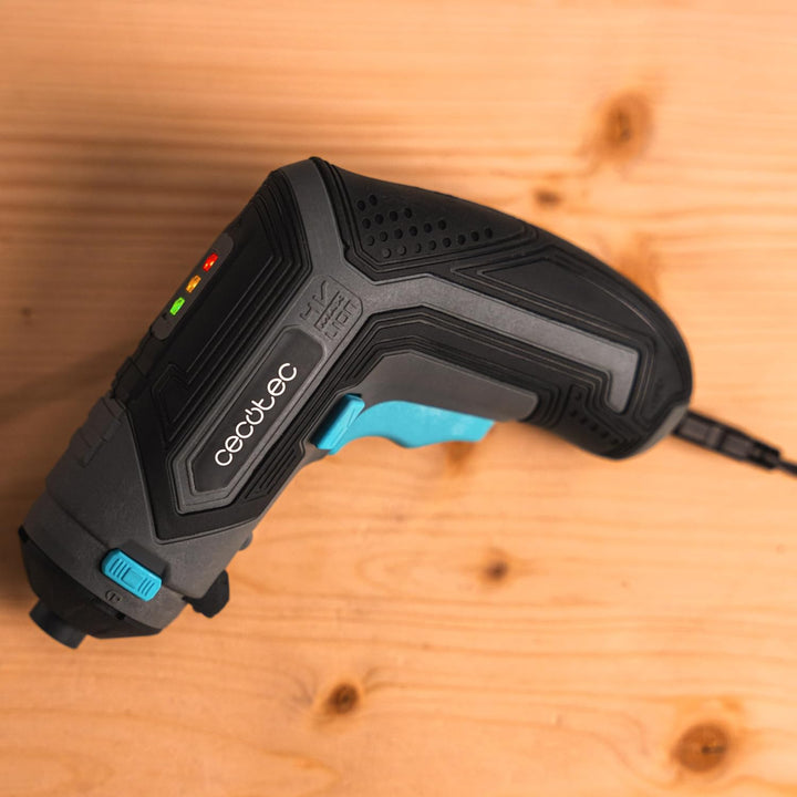 Cecotec Akku-Schraubendreher mit 90º Winkelaufsatz PowerGyro 3500 Angle Set. 4V, 1500mAh Akku, 6,35m