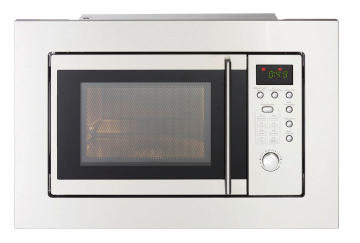 PKM Einbau-Mikrowelle MW800-20.8 EB | 20L Garraum| 800W | 5 Leistungsstufen | 8 Programme | Edelstah
