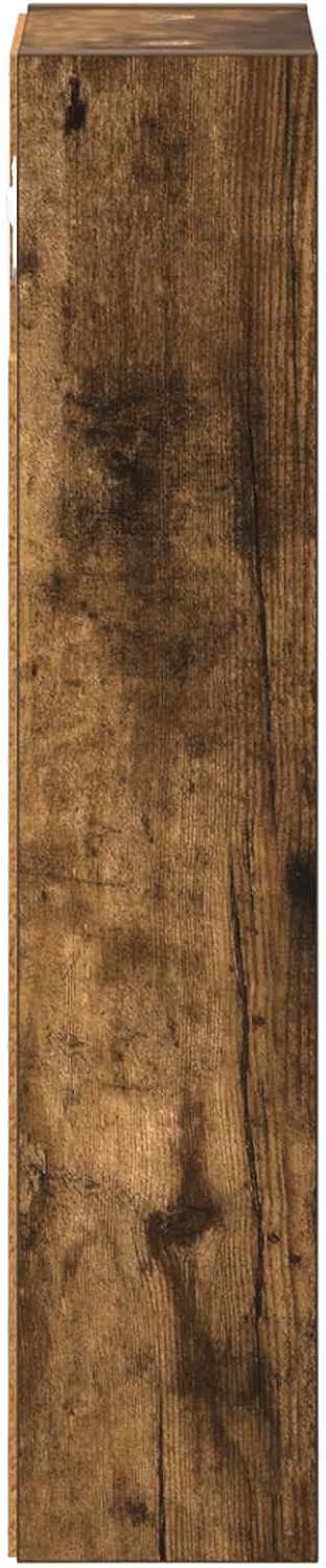 vidaXL Badezimmer-Wandschrank Geräucherte Eiche 20 x 10 x 50 cm, Moderner Badschrank, rechteckiges R