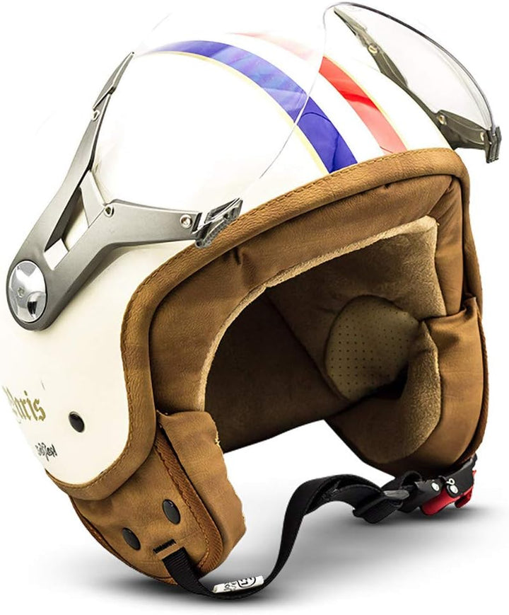 Soxon® SP-325 „Paris“ · Jet-Helm · Motorrad-Helm Roller-Helm Scooter-Helm Moped Mofa-Helm Chopper Re