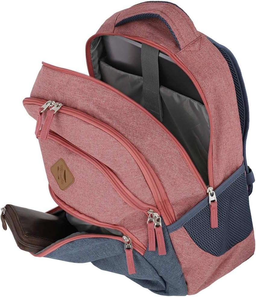 Travelite Handgepäck Rucksack, Laptop Rucksack 15,6 Zoll, BASICS, Daypack, Tagesrucksack mit vielen
