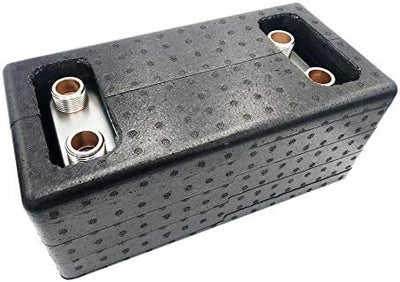 Edelstahl Plattenwärmetauscher Wärmetauscher Nordic Tec Ba-32-50 mit Isolierung 50 Platten 285kW 1”