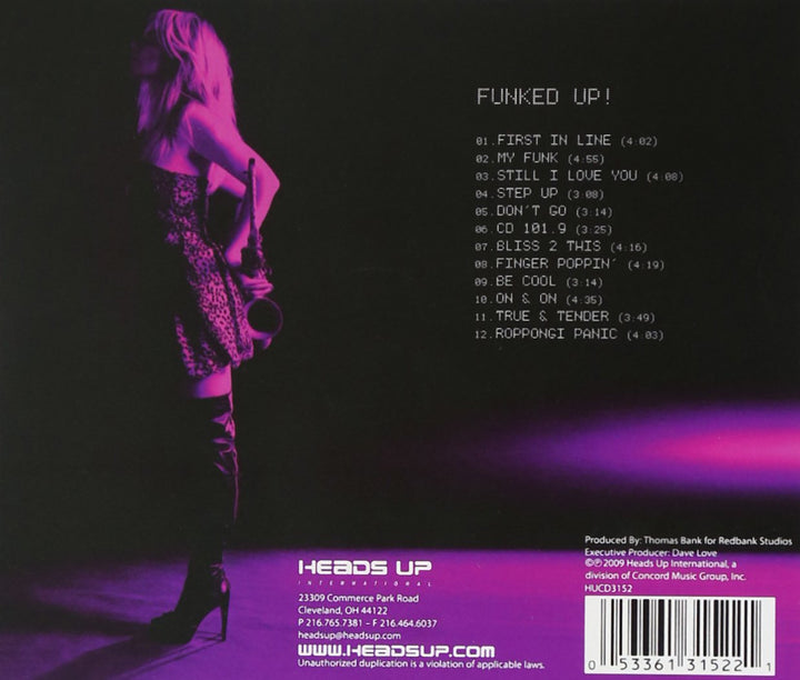 Funked Up!, Audio-CD