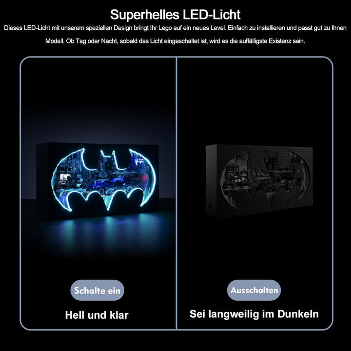 Led Licht Set für Lego 76252 Batcave Shadow (Kein Lego), Dekorationsbeleuchtungsset für Lego Batcave