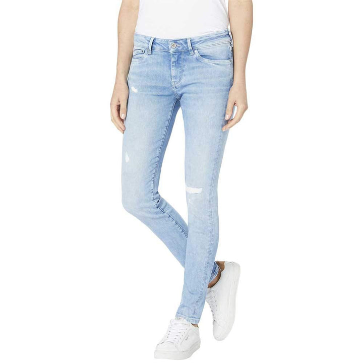 Pepe Jeans Damen Jeans Pixie hellblau 26""32