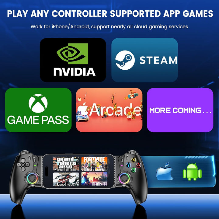 Switch Controller, Bluetooth Handy Controller für Switch 2/Switch/Switch OLED mit Hall-Effekt Joysti
