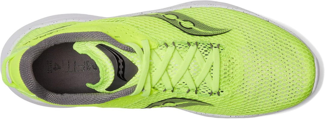Saucony Herren Kinvara 14 Sneaker 40 EU Citron Black, 40 EU Citron Black