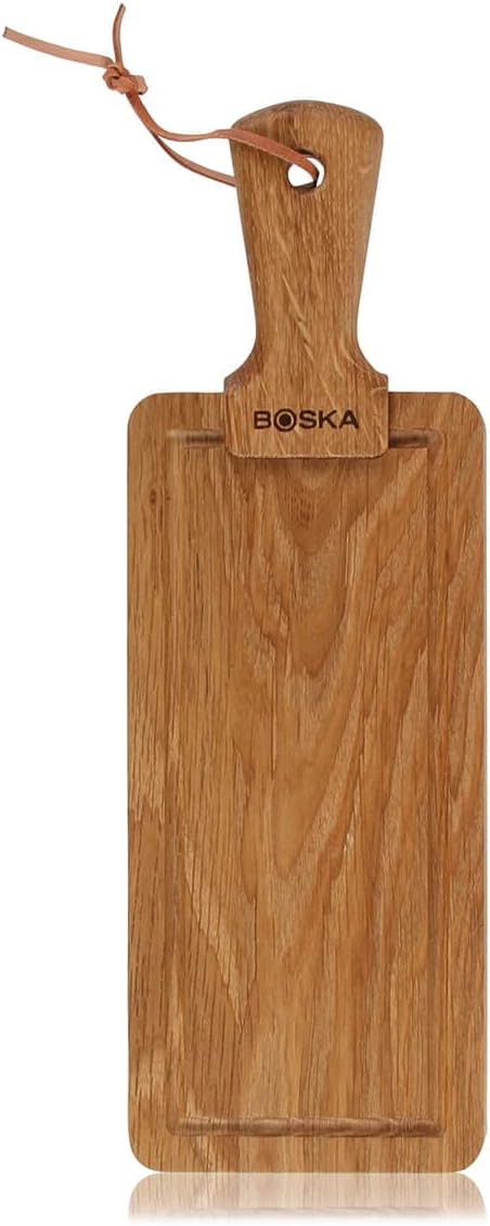Boska Servierbrett Friends S/geschmackvolles Design / 22 cm/Holz/Braun / 300 x 100 x 20 mm Klein, Kl
