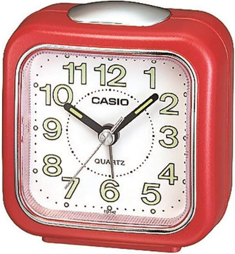 Casio Collection Unisex-Wecker TQ-142 Rot, Rot