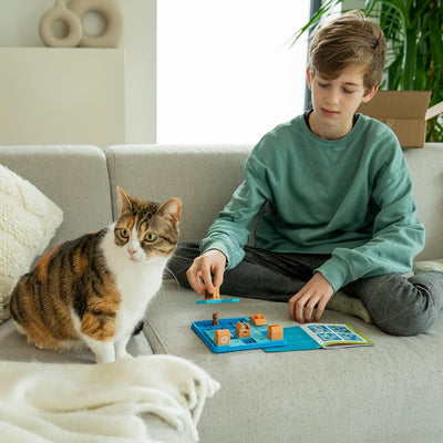 SmartGames - Cats & Boxes, Puzzle Game with 60 Challenges, 7+ Years, SG450