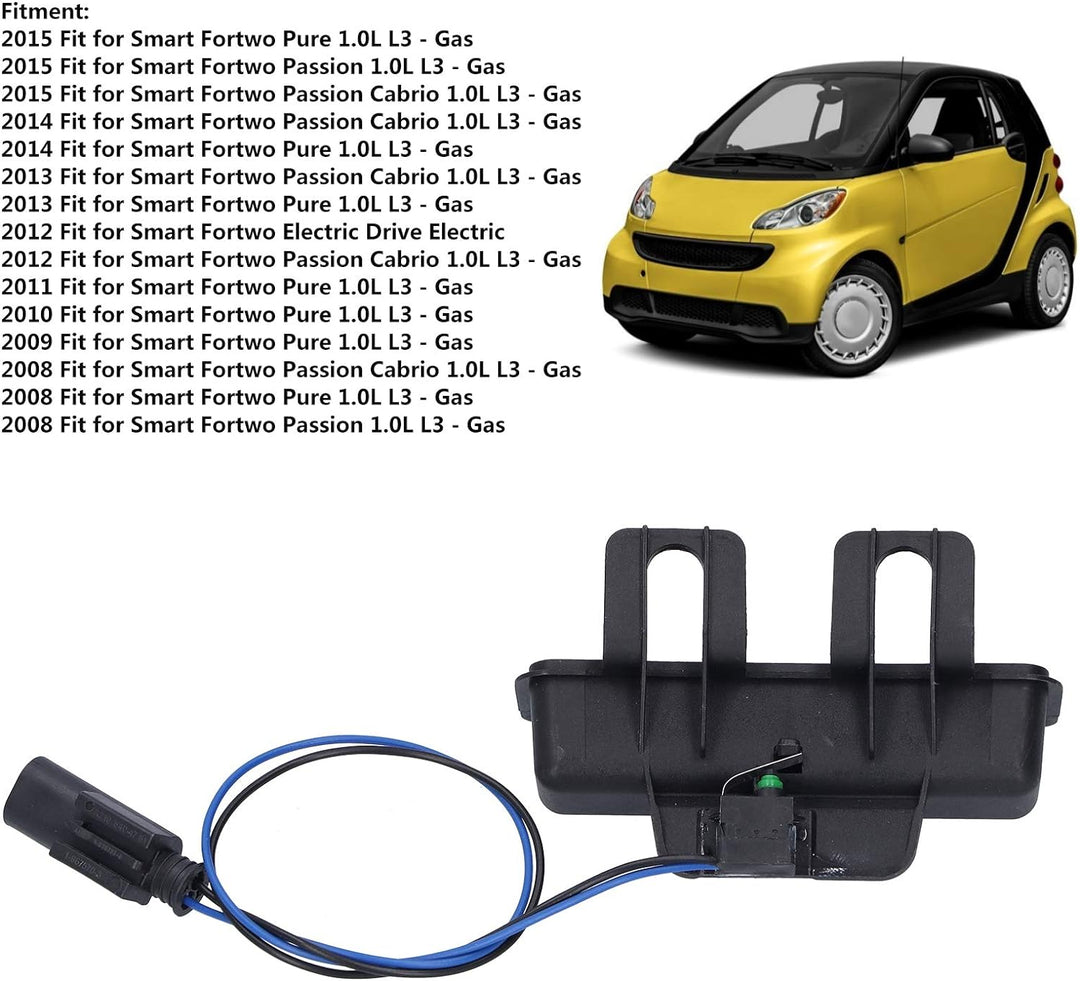 schalter heckklappe griffmulde smart 451 fortwo a4517470187,Heckklappen-Heckklappengriff, Heckklappe
